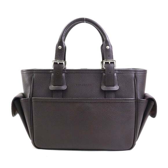 Burberry handbag brown leather women's r10781a